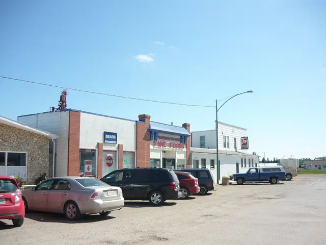 Main Street businesses and hotel